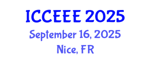 International Conference on Computing, Electrical and Electronic Engineering (ICCEEE) September 16, 2025 - Nice, France