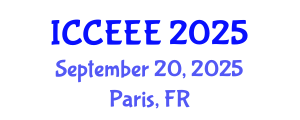 International Conference on Computing, Electrical and Electronic Engineering (ICCEEE) September 20, 2025 - Paris, France