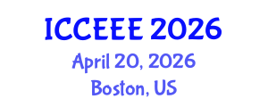 International Conference on Computing, Electrical and Electronic Engineering (ICCEEE) April 20, 2026 - Boston, United States International Conference on Computing, Electrical and Electronic Engineering (ICCEEE) April 20, 2026 - Boston, United States