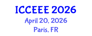 International Conference on Computing, Electrical and Electronic Engineering (ICCEEE) April 20, 2026 - Paris, France International Conference on Computing, Electrical and Electronic Engineering (ICCEEE) April 20, 2026 - Paris, France