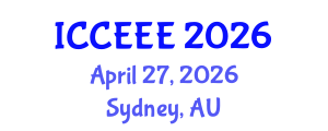 International Conference on Computing, Electrical and Electronic Engineering (ICCEEE) April 27, 2026 - Sydney, Australia International Conference on Computing, Electrical and Electronic Engineering (ICCEEE) April 27, 2026 - Sydney, Australia