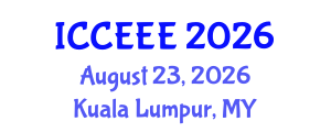 International Conference on Computing, Electrical and Electronic Engineering (ICCEEE) August 23, 2026 - Kuala Lumpur, Malaysia International Conference on Computing, Electrical and Electronic Engineering (ICCEEE) August 23, 2026 - Kuala Lumpur, Malaysia