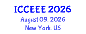 International Conference on Computing, Electrical and Electronic Engineering (ICCEEE) August 09, 2026 - New York, United States International Conference on Computing, Electrical and Electronic Engineering (ICCEEE) August 09, 2026 - New York, United States