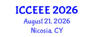International Conference on Computing, Electrical and Electronic Engineering (ICCEEE) August 21, 2026 - Nicosia, Cyprus International Conference on Computing, Electrical and Electronic Engineering (ICCEEE) August 21, 2026 - Nicosia, Cyprus