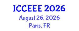 International Conference on Computing, Electrical and Electronic Engineering (ICCEEE) August 26, 2026 - Paris, France International Conference on Computing, Electrical and Electronic Engineering (ICCEEE) August 26, 2026 - Paris, France