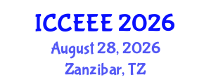 International Conference on Computing, Electrical and Electronic Engineering (ICCEEE) August 28, 2026 - Zanzibar, Tanzania International Conference on Computing, Electrical and Electronic Engineering (ICCEEE) August 28, 2026 - Zanzibar, Tanzania
