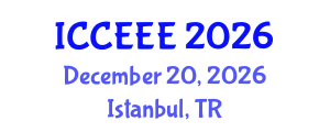 International Conference on Computing, Electrical and Electronic Engineering (ICCEEE) December 20, 2026 - Istanbul, Turkey International Conference on Computing, Electrical and Electronic Engineering (ICCEEE) December 20, 2026 - Istanbul, Turkey