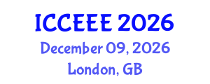International Conference on Computing, Electrical and Electronic Engineering (ICCEEE) December 09, 2026 - London, United Kingdom International Conference on Computing, Electrical and Electronic Engineering (ICCEEE) December 09, 2026 - London, United Kingdom