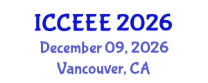 International Conference on Computing, Electrical and Electronic Engineering (ICCEEE) December 09, 2026 - Vancouver, Canada International Conference on Computing, Electrical and Electronic Engineering (ICCEEE) December 09, 2026 - Vancouver, Canada