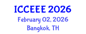 International Conference on Computing, Electrical and Electronic Engineering (ICCEEE) February 02, 2026 - Bangkok, Thailand International Conference on Computing, Electrical and Electronic Engineering (ICCEEE) February 02, 2026 - Bangkok, Thailand