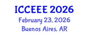 International Conference on Computing, Electrical and Electronic Engineering (ICCEEE) February 23, 2026 - Buenos Aires, Argentina
