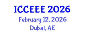 International Conference on Computing, Electrical and Electronic Engineering (ICCEEE) February 12, 2026 - Dubai, United Arab Emirates International Conference on Computing, Electrical and Electronic Engineering (ICCEEE) February 12, 2026 - Dubai, United Arab Emirates