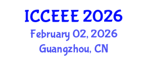 International Conference on Computing, Electrical and Electronic Engineering (ICCEEE) February 02, 2026 - Guangzhou, China International Conference on Computing, Electrical and Electronic Engineering (ICCEEE) February 02, 2026 - Guangzhou, China