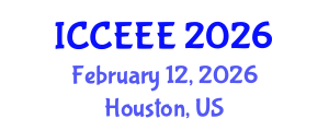 International Conference on Computing, Electrical and Electronic Engineering (ICCEEE) February 12, 2026 - Houston, United States International Conference on Computing, Electrical and Electronic Engineering (ICCEEE) February 12, 2026 - Houston, United States