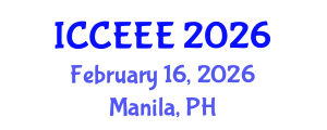 International Conference on Computing, Electrical and Electronic Engineering (ICCEEE) February 16, 2026 - Manila, Philippines