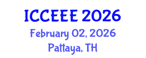 International Conference on Computing, Electrical and Electronic Engineering (ICCEEE) February 02, 2026 - Pattaya, Thailand International Conference on Computing, Electrical and Electronic Engineering (ICCEEE) February 02, 2026 - Pattaya, Thailand