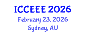 International Conference on Computing, Electrical and Electronic Engineering (ICCEEE) February 23, 2026 - Sydney, Australia International Conference on Computing, Electrical and Electronic Engineering (ICCEEE) February 23, 2026 - Sydney, Australia