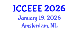 International Conference on Computing, Electrical and Electronic Engineering (ICCEEE) January 19, 2026 - Amsterdam, Netherlands International Conference on Computing, Electrical and Electronic Engineering (ICCEEE) January 19, 2026 - Amsterdam, Netherlands