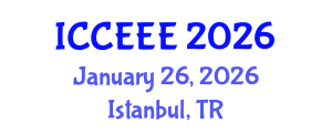 International Conference on Computing, Electrical and Electronic Engineering (ICCEEE) January 26, 2026 - Istanbul, Turkey International Conference on Computing, Electrical and Electronic Engineering (ICCEEE) January 26, 2026 - Istanbul, Turkey