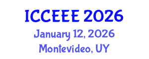 International Conference on Computing, Electrical and Electronic Engineering (ICCEEE) January 12, 2026 - Montevideo, Uruguay International Conference on Computing, Electrical and Electronic Engineering (ICCEEE) January 12, 2026 - Montevideo, Uruguay