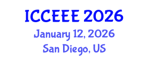 International Conference on Computing, Electrical and Electronic Engineering (ICCEEE) January 12, 2026 - San Diego, United States International Conference on Computing, Electrical and Electronic Engineering (ICCEEE) January 12, 2026 - San Diego, United States