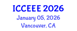 International Conference on Computing, Electrical and Electronic Engineering (ICCEEE) January 05, 2026 - Vancouver, Canada International Conference on Computing, Electrical and Electronic Engineering (ICCEEE) January 05, 2026 - Vancouver, Canada