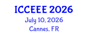 International Conference on Computing, Electrical and Electronic Engineering (ICCEEE) July 10, 2026 - Cannes, France International Conference on Computing, Electrical and Electronic Engineering (ICCEEE) July 10, 2026 - Cannes, France