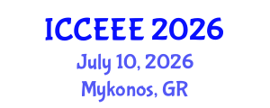 International Conference on Computing, Electrical and Electronic Engineering (ICCEEE) July 10, 2026 - Mykonos, Greece International Conference on Computing, Electrical and Electronic Engineering (ICCEEE) July 10, 2026 - Mykonos, Greece