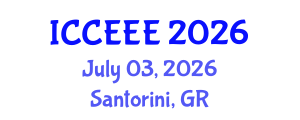 International Conference on Computing, Electrical and Electronic Engineering (ICCEEE) July 03, 2026 - Santorini, Greece International Conference on Computing, Electrical and Electronic Engineering (ICCEEE) July 03, 2026 - Santorini, Greece