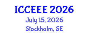 International Conference on Computing, Electrical and Electronic Engineering (ICCEEE) July 15, 2026 - Stockholm, Sweden International Conference on Computing, Electrical and Electronic Engineering (ICCEEE) July 15, 2026 - Stockholm, Sweden
