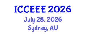 International Conference on Computing, Electrical and Electronic Engineering (ICCEEE) July 28, 2026 - Sydney, Australia International Conference on Computing, Electrical and Electronic Engineering (ICCEEE) July 28, 2026 - Sydney, Australia