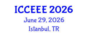 International Conference on Computing, Electrical and Electronic Engineering (ICCEEE) June 29, 2026 - Istanbul, Turkey International Conference on Computing, Electrical and Electronic Engineering (ICCEEE) June 29, 2026 - Istanbul, Turkey