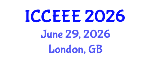 International Conference on Computing, Electrical and Electronic Engineering (ICCEEE) June 29, 2026 - London, United Kingdom International Conference on Computing, Electrical and Electronic Engineering (ICCEEE) June 29, 2026 - London, United Kingdom
