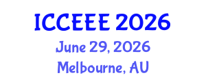 International Conference on Computing, Electrical and Electronic Engineering (ICCEEE) June 29, 2026 - Melbourne, Australia International Conference on Computing, Electrical and Electronic Engineering (ICCEEE) June 29, 2026 - Melbourne, Australia