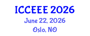 International Conference on Computing, Electrical and Electronic Engineering (ICCEEE) June 22, 2026 - Oslo, Norway International Conference on Computing, Electrical and Electronic Engineering (ICCEEE) June 22, 2026 - Oslo, Norway