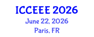 International Conference on Computing, Electrical and Electronic Engineering (ICCEEE) June 22, 2026 - Paris, France International Conference on Computing, Electrical and Electronic Engineering (ICCEEE) June 22, 2026 - Paris, France