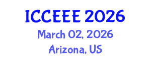 International Conference on Computing, Electrical and Electronic Engineering (ICCEEE) March 02, 2026 - Arizona, United States International Conference on Computing, Electrical and Electronic Engineering (ICCEEE) March 02, 2026 - Arizona, United States