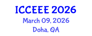 International Conference on Computing, Electrical and Electronic Engineering (ICCEEE) March 09, 2026 - Doha, Qatar International Conference on Computing, Electrical and Electronic Engineering (ICCEEE) March 09, 2026 - Doha, Qatar