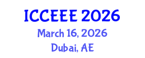 International Conference on Computing, Electrical and Electronic Engineering (ICCEEE) March 16, 2026 - Dubai, United Arab Emirates International Conference on Computing, Electrical and Electronic Engineering (ICCEEE) March 16, 2026 - Dubai, United Arab Emirates