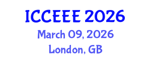 International Conference on Computing, Electrical and Electronic Engineering (ICCEEE) March 09, 2026 - London, United Kingdom International Conference on Computing, Electrical and Electronic Engineering (ICCEEE) March 09, 2026 - London, United Kingdom