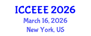 International Conference on Computing, Electrical and Electronic Engineering (ICCEEE) March 16, 2026 - New York, United States International Conference on Computing, Electrical and Electronic Engineering (ICCEEE) March 16, 2026 - New York, United States