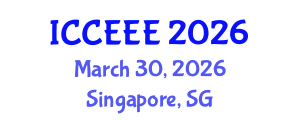 International Conference on Computing, Electrical and Electronic Engineering (ICCEEE) March 30, 2026 - Singapore, Singapore International Conference on Computing, Electrical and Electronic Engineering (ICCEEE) March 30, 2026 - Singapore, Singapore