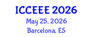 International Conference on Computing, Electrical and Electronic Engineering (ICCEEE) May 25, 2026 - Barcelona, Spain International Conference on Computing, Electrical and Electronic Engineering (ICCEEE) May 25, 2026 - Barcelona, Spain