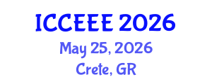 International Conference on Computing, Electrical and Electronic Engineering (ICCEEE) May 25, 2026 - Crete, Greece International Conference on Computing, Electrical and Electronic Engineering (ICCEEE) May 25, 2026 - Crete, Greece