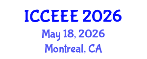 International Conference on Computing, Electrical and Electronic Engineering (ICCEEE) May 18, 2026 - Montreal, Canada International Conference on Computing, Electrical and Electronic Engineering (ICCEEE) May 18, 2026 - Montreal, Canada