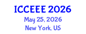 International Conference on Computing, Electrical and Electronic Engineering (ICCEEE) May 25, 2026 - New York, United States International Conference on Computing, Electrical and Electronic Engineering (ICCEEE) May 25, 2026 - New York, United States