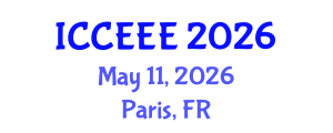 International Conference on Computing, Electrical and Electronic Engineering (ICCEEE) May 11, 2026 - Paris, France International Conference on Computing, Electrical and Electronic Engineering (ICCEEE) May 11, 2026 - Paris, France