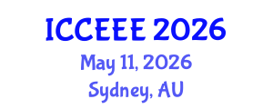 International Conference on Computing, Electrical and Electronic Engineering (ICCEEE) May 11, 2026 - Sydney, Australia International Conference on Computing, Electrical and Electronic Engineering (ICCEEE) May 11, 2026 - Sydney, Australia