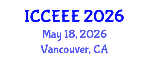 International Conference on Computing, Electrical and Electronic Engineering (ICCEEE) May 18, 2026 - Vancouver, Canada International Conference on Computing, Electrical and Electronic Engineering (ICCEEE) May 18, 2026 - Vancouver, Canada