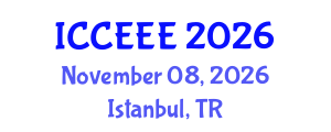 International Conference on Computing, Electrical and Electronic Engineering (ICCEEE) November 08, 2026 - Istanbul, Turkey International Conference on Computing, Electrical and Electronic Engineering (ICCEEE) November 08, 2026 - Istanbul, Turkey